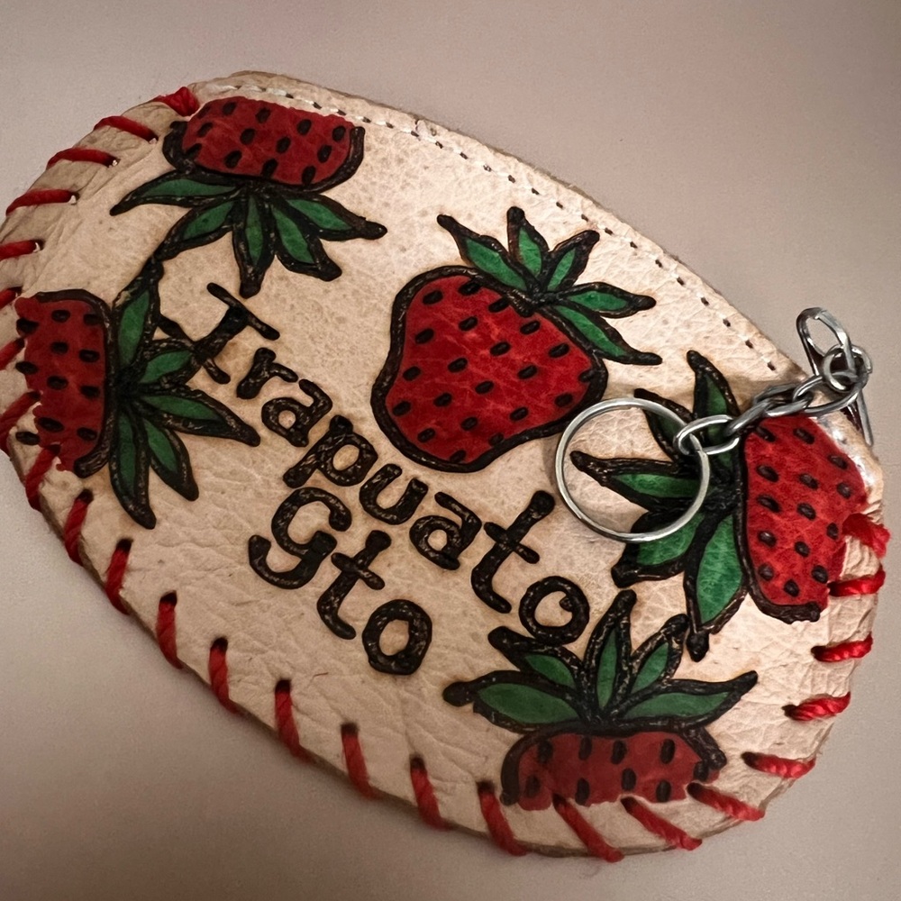 Strawberry Design Keychain